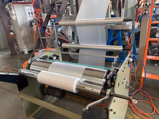 Prezzo della macchina di soffiatura del film del sacchetto di plastica biodegradabile dell'estrusore del macchinario del film soffiato PE dell'HDPE LDPE industriale agricolo girante ad alta velocità automatico della testa